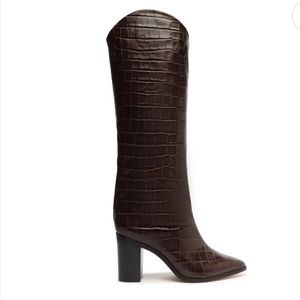 Schutz Maryana Block Heel Boot NEW